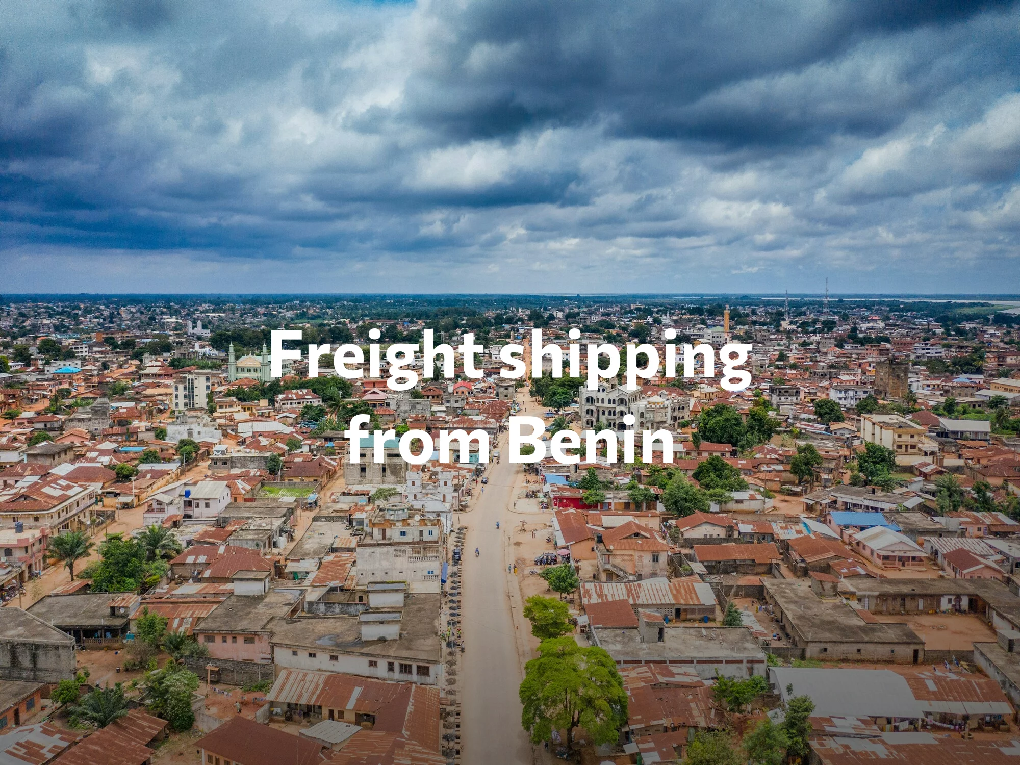 Shipping company from Benin, freight rates for FTL and LTL shipping in Benin