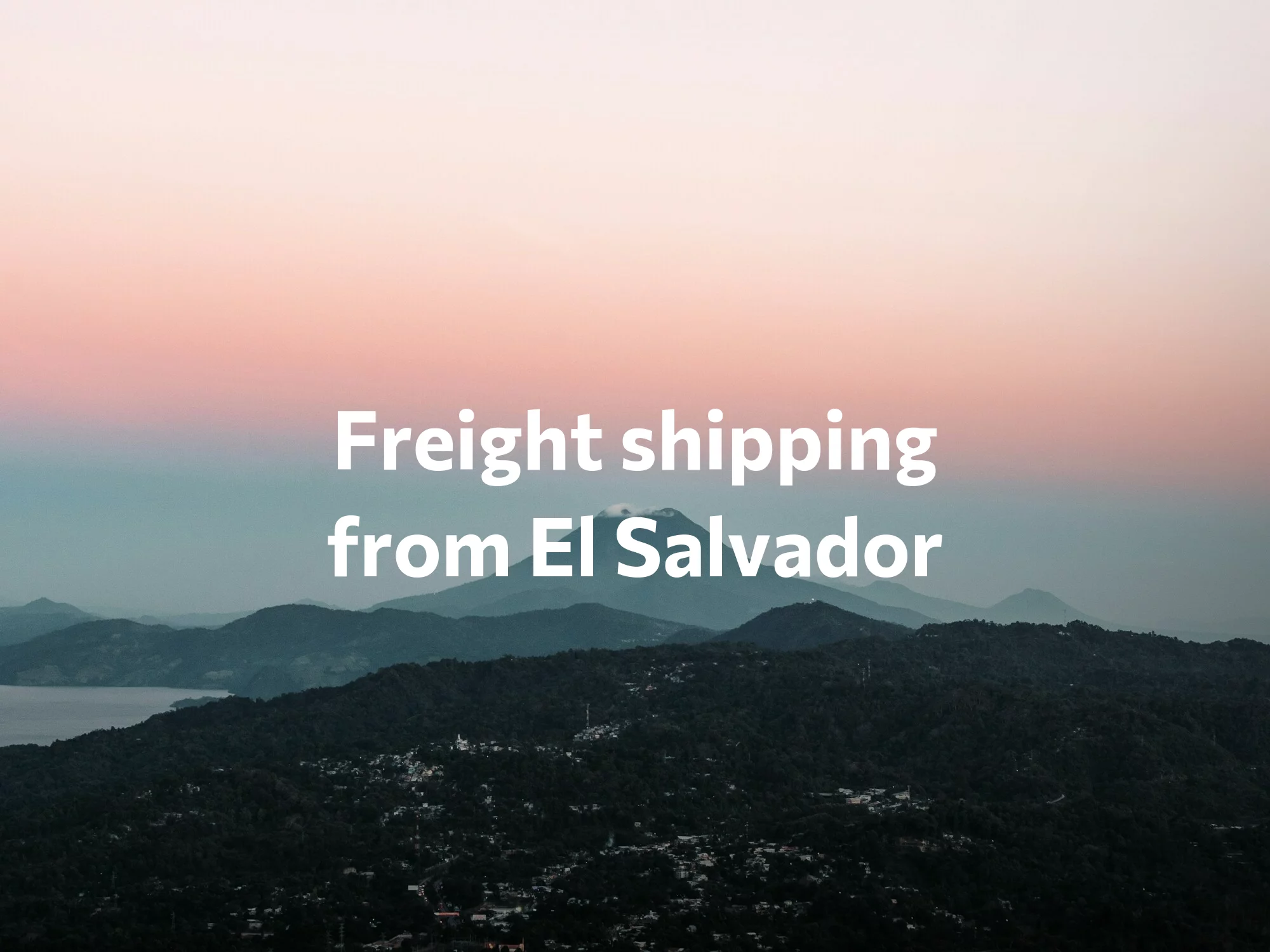 Freight Shipping from El Salvador
