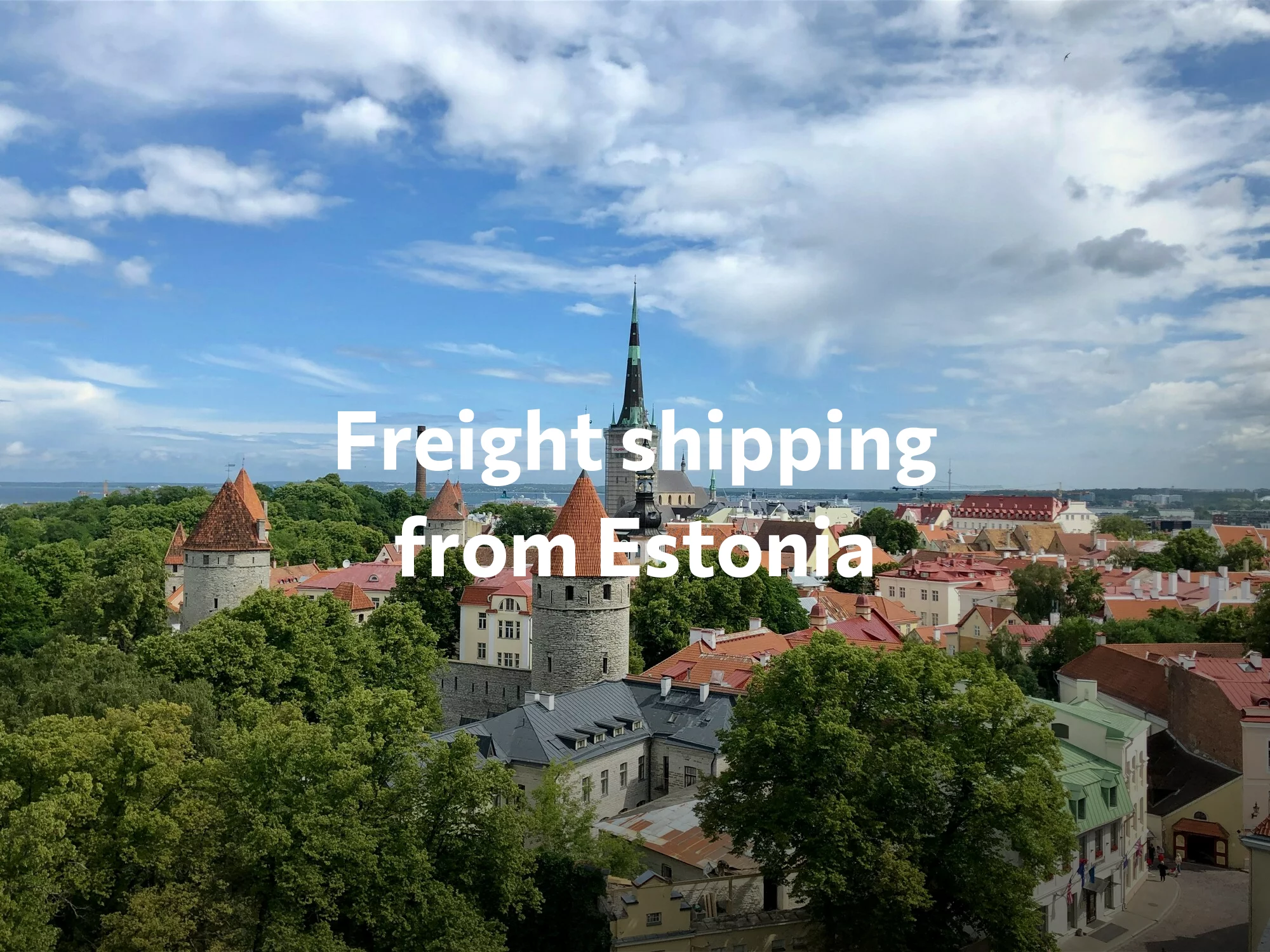 Shipping company from Estonia, freight rates for FTL and LTL shipping in Estonia