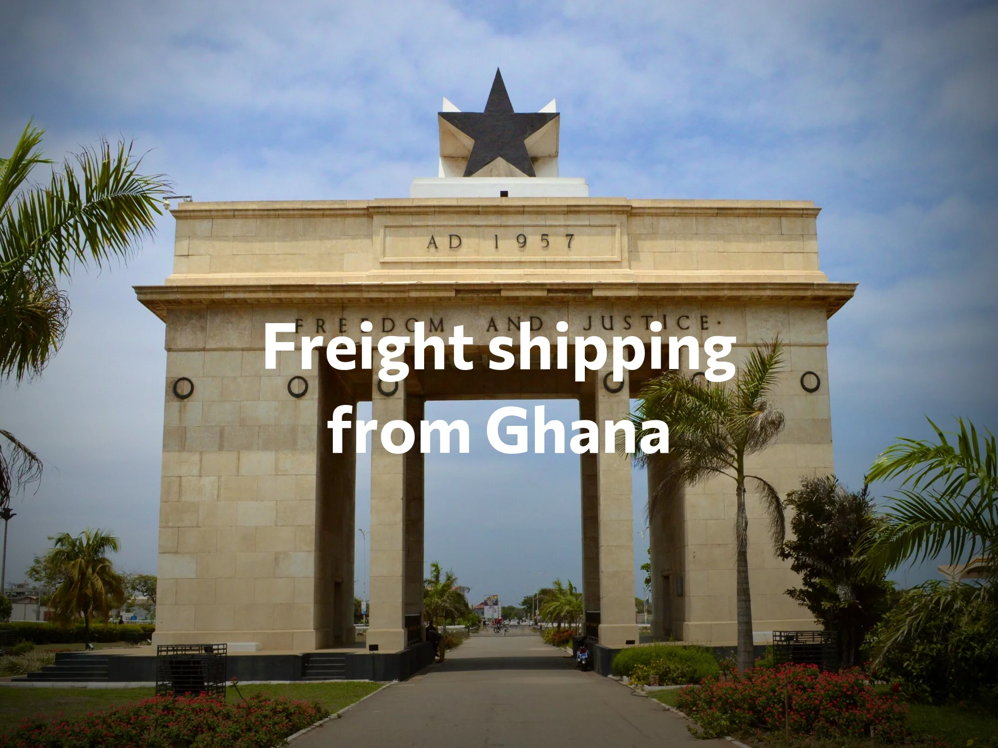 Shipping company from Ghana, freight rates for FTL and LTL shipping in Ghana