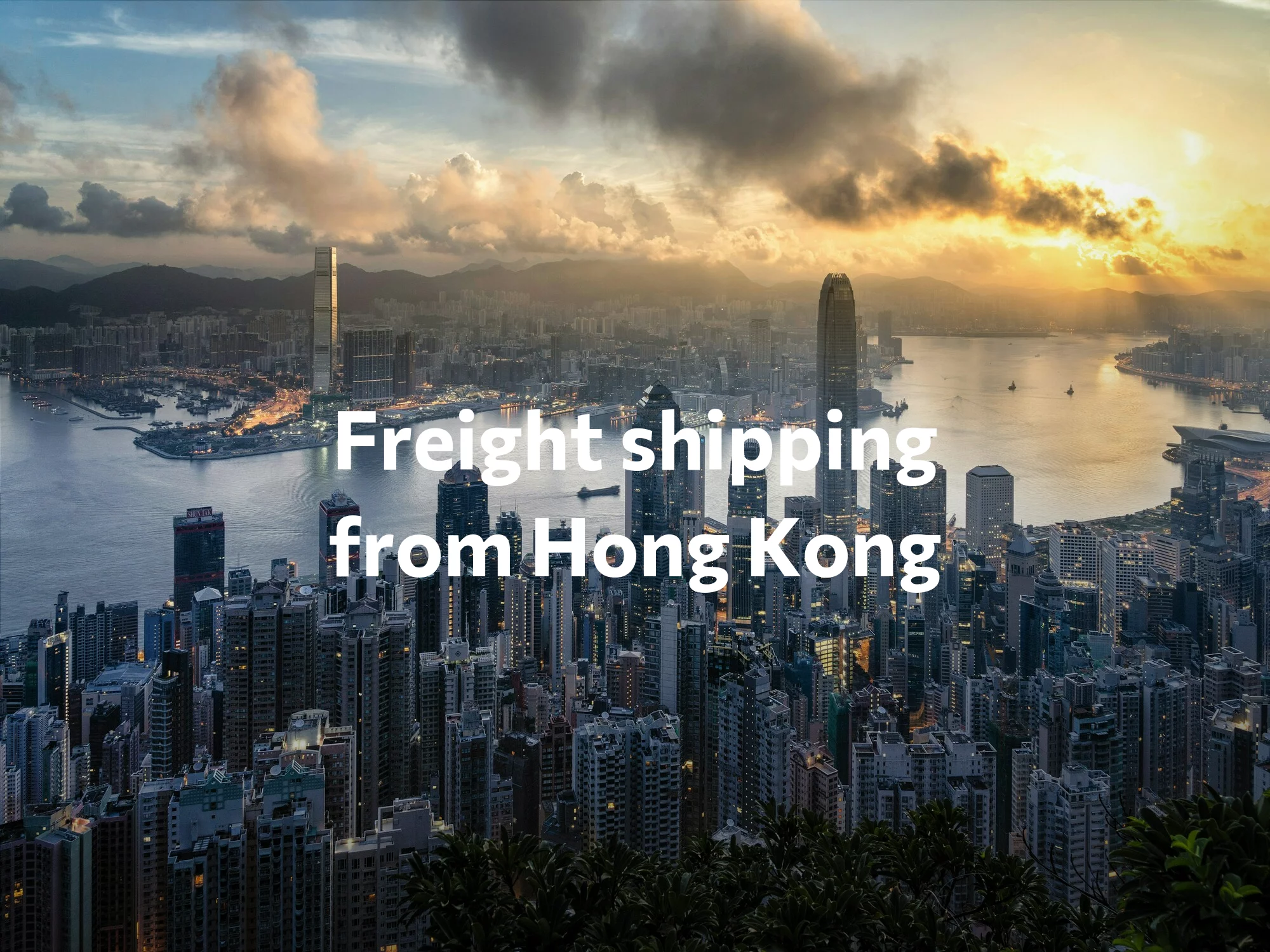 Shipping company from Hong Kong, freight rates for FTL and LTL shipping in Hong Kong