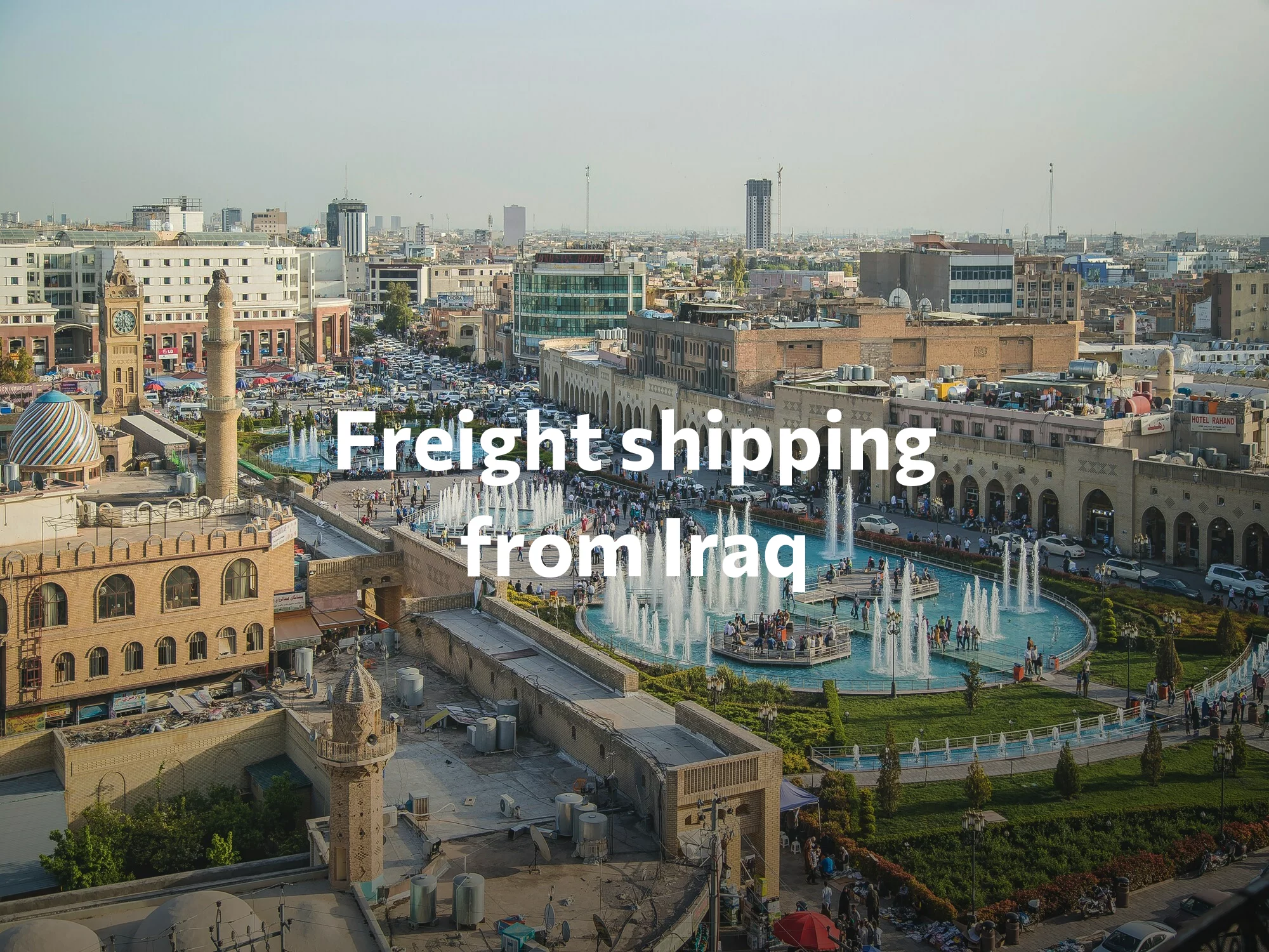 Shipping company from Iraq, freight rates for FTL and LTL shipping in Iraq
