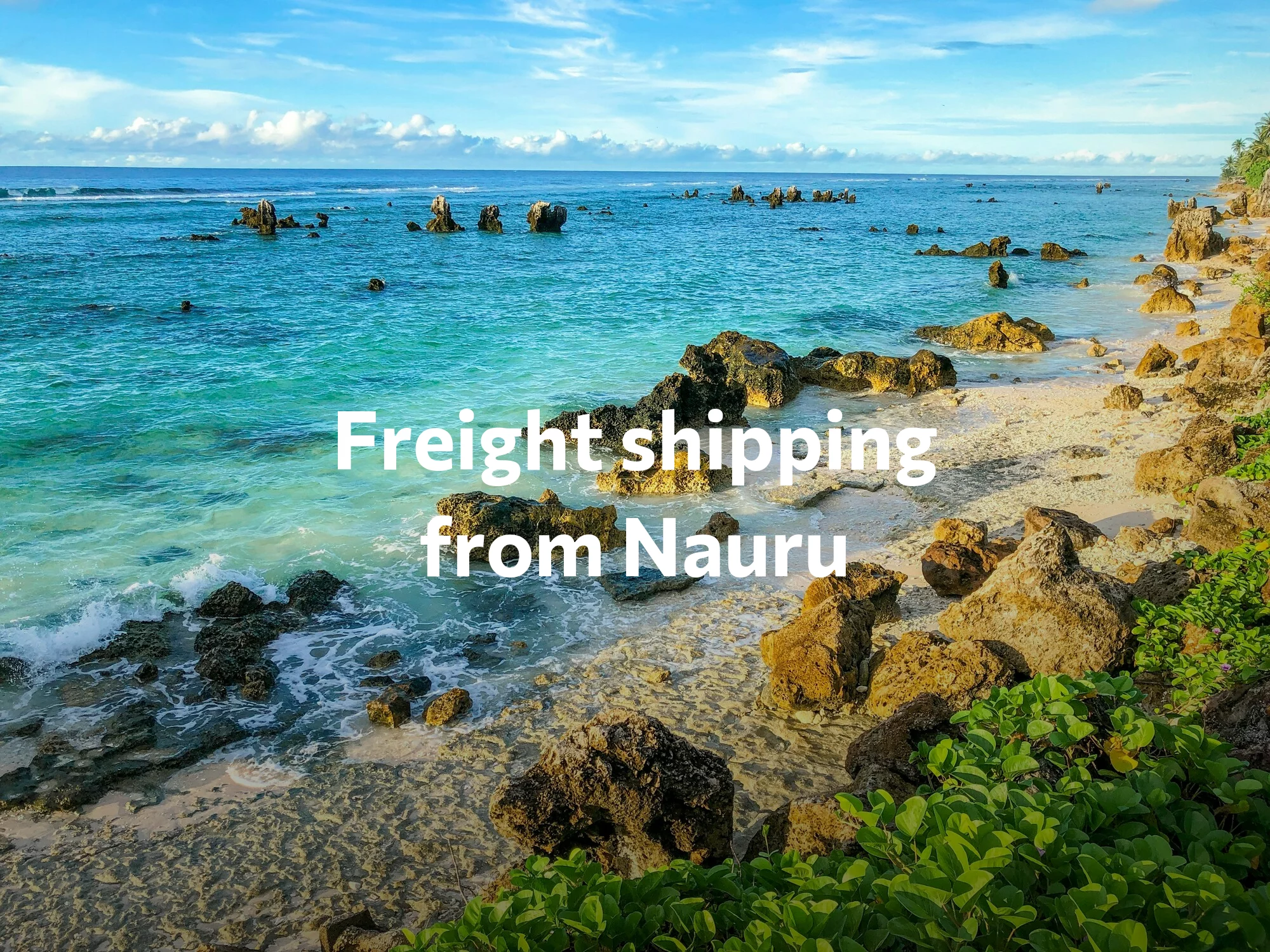 Shipping company from Nauru, freight rates for FTL and LTL shipping in Nauru