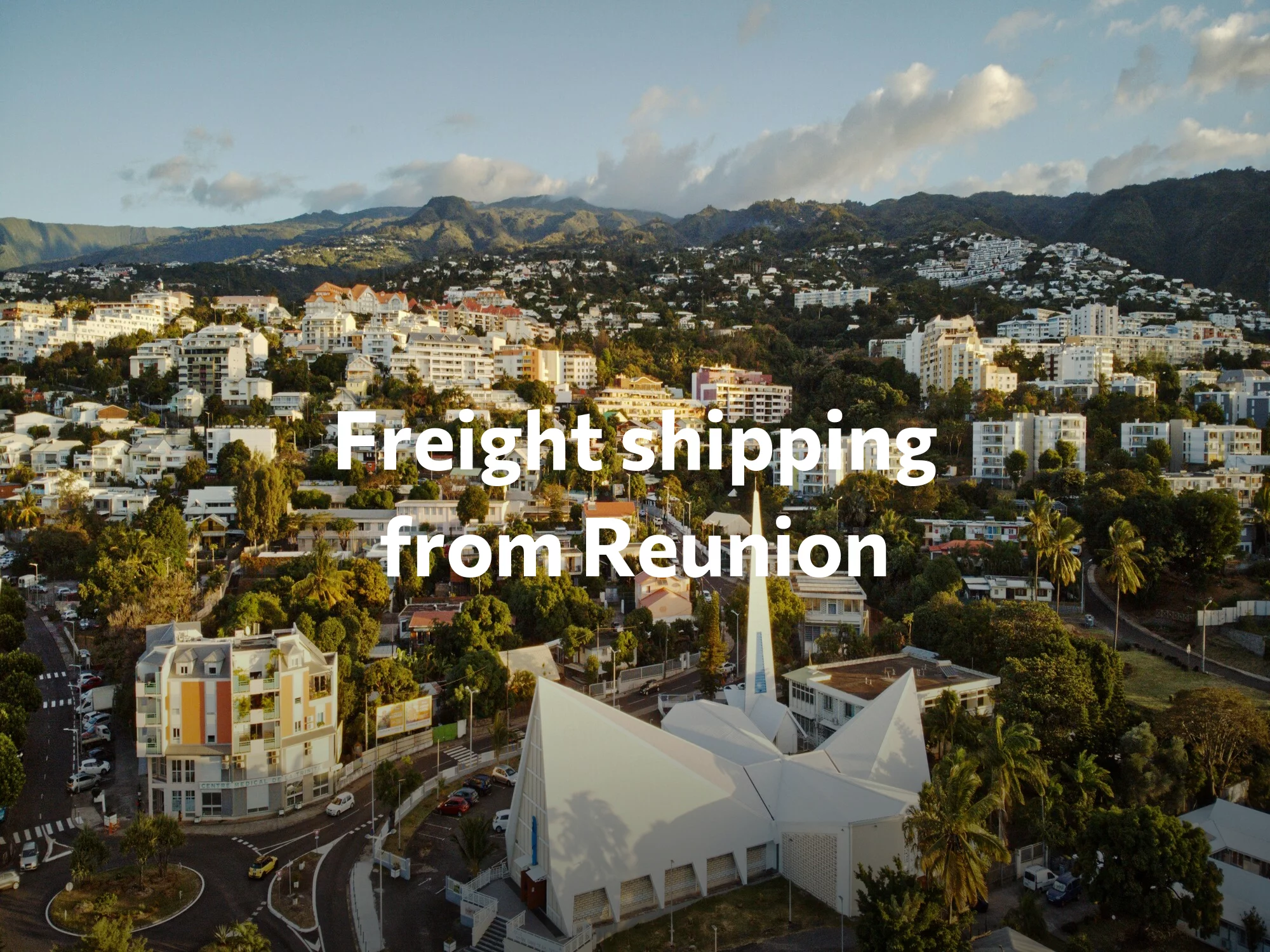 Shipping company from Reunion, freight rates for FTL and LTL shipping in Reunion