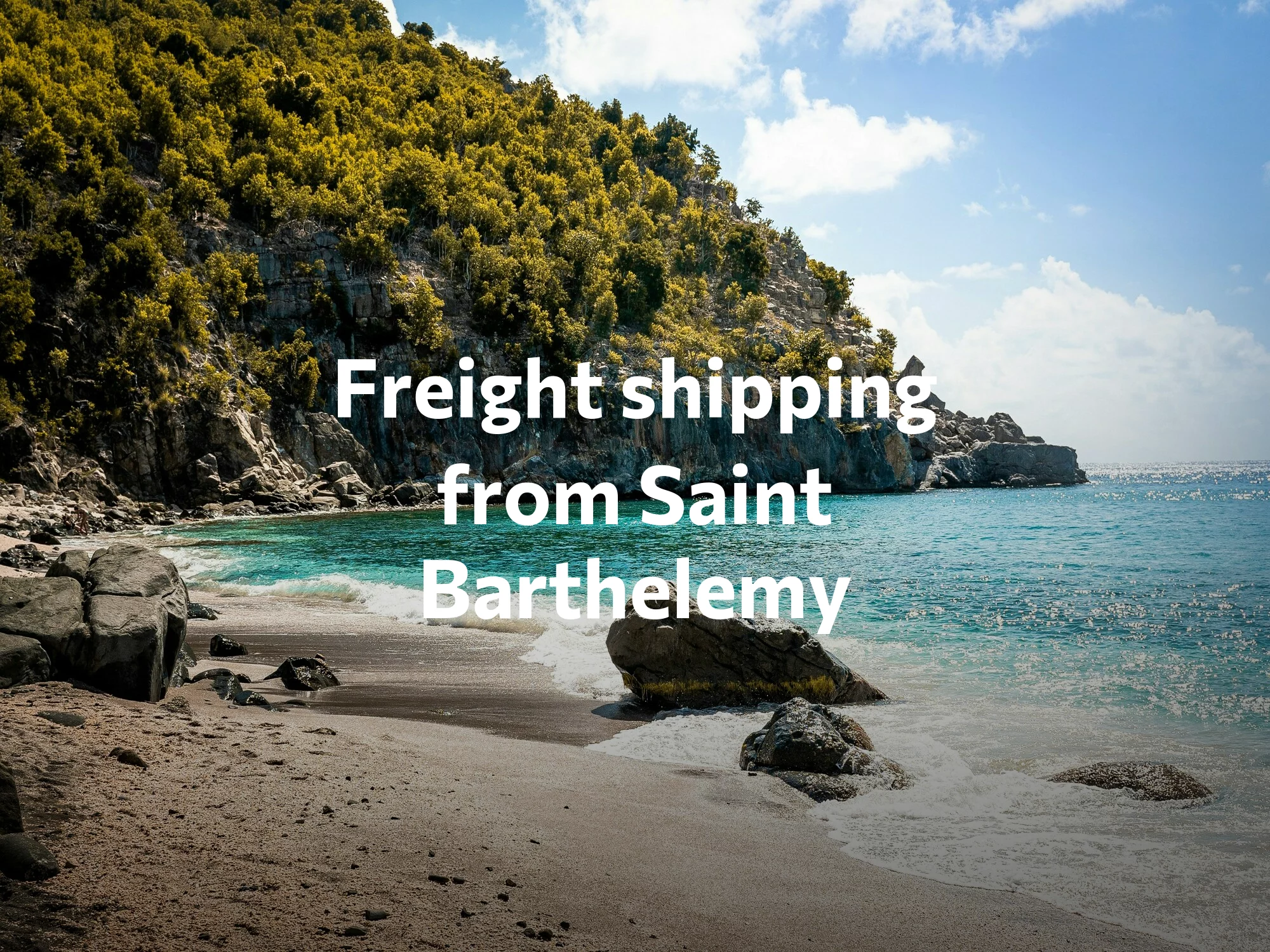 Freight Shipping from Saint Barthelemy to Nauru