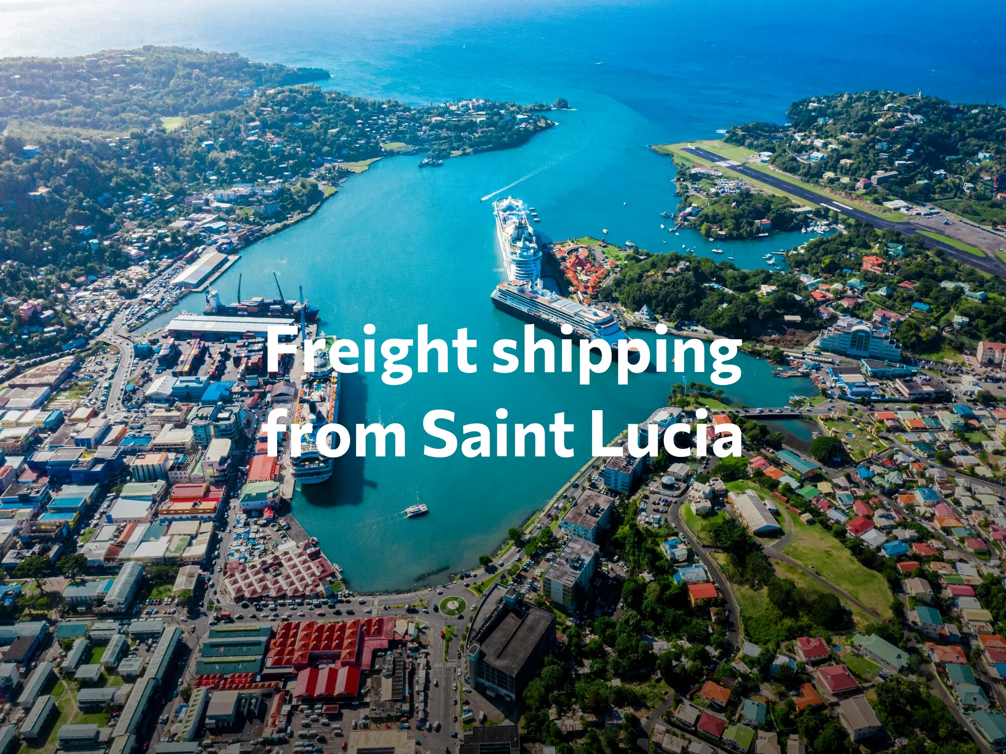 Freight Shipping from Saint Lucia to Albania