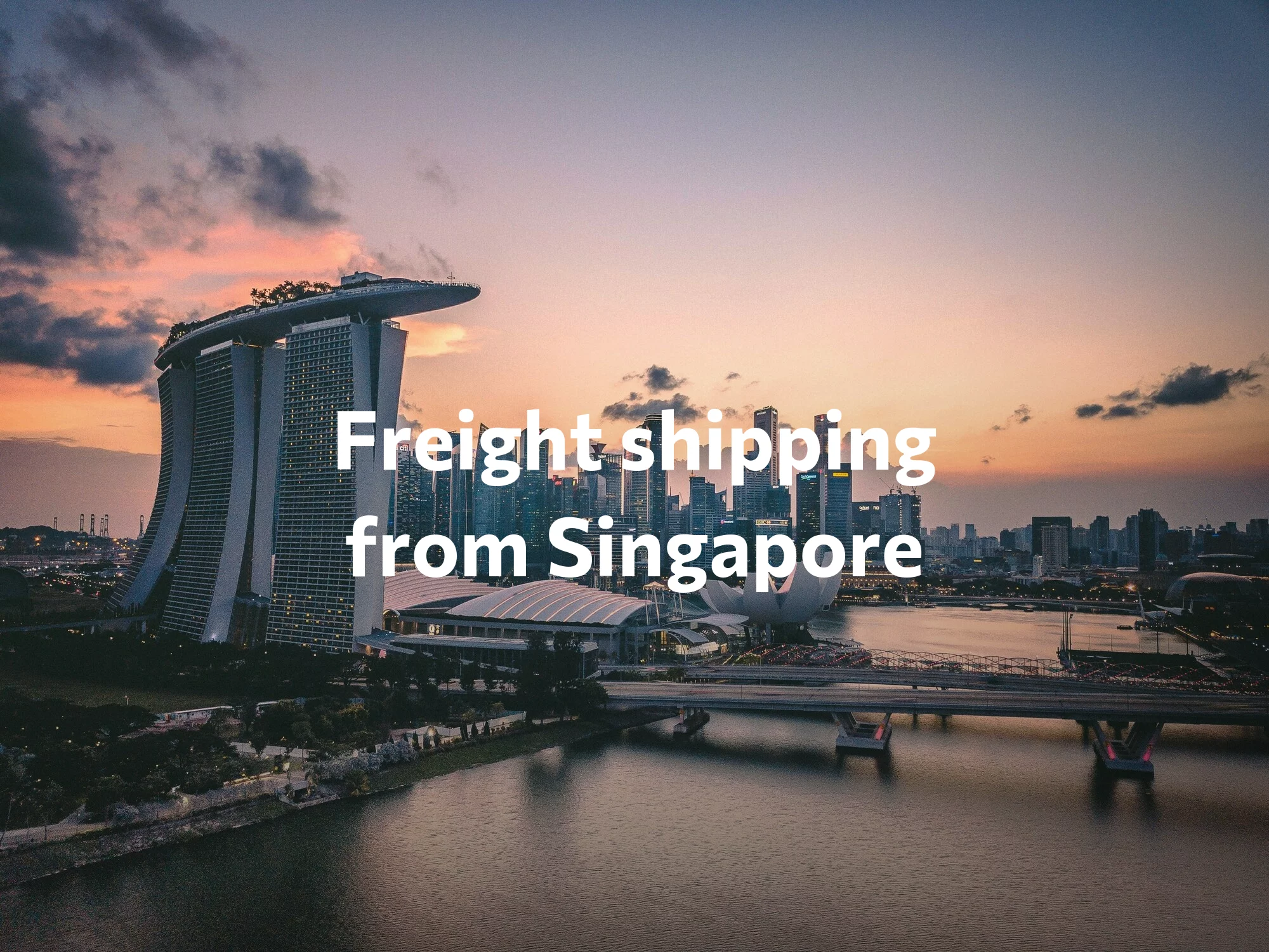 Shipping company from Singapore, freight rates for FTL and LTL shipping in Singapore