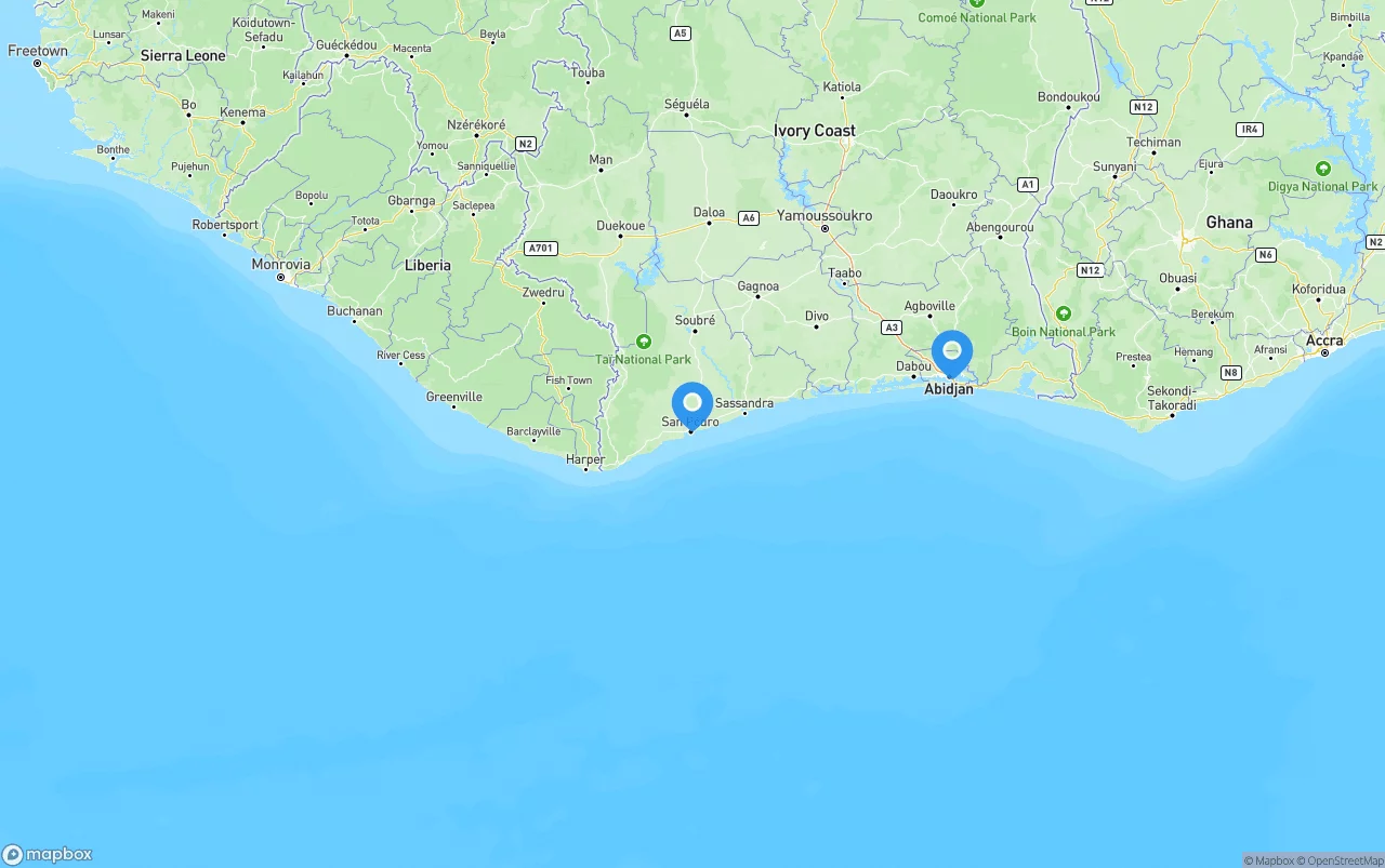 Shipping company from Ivory Coast