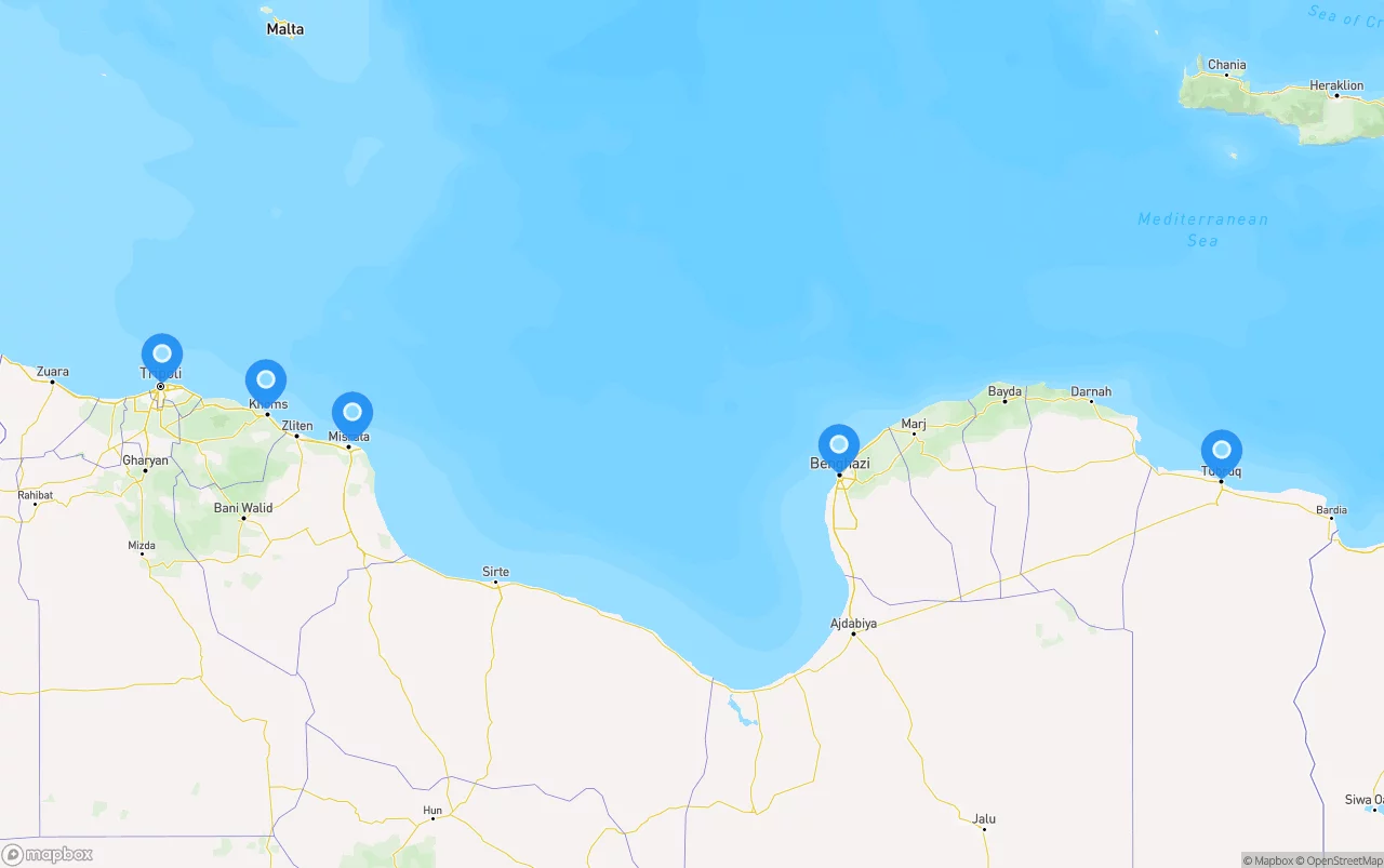 Freight Shipping from Egypt to Libya