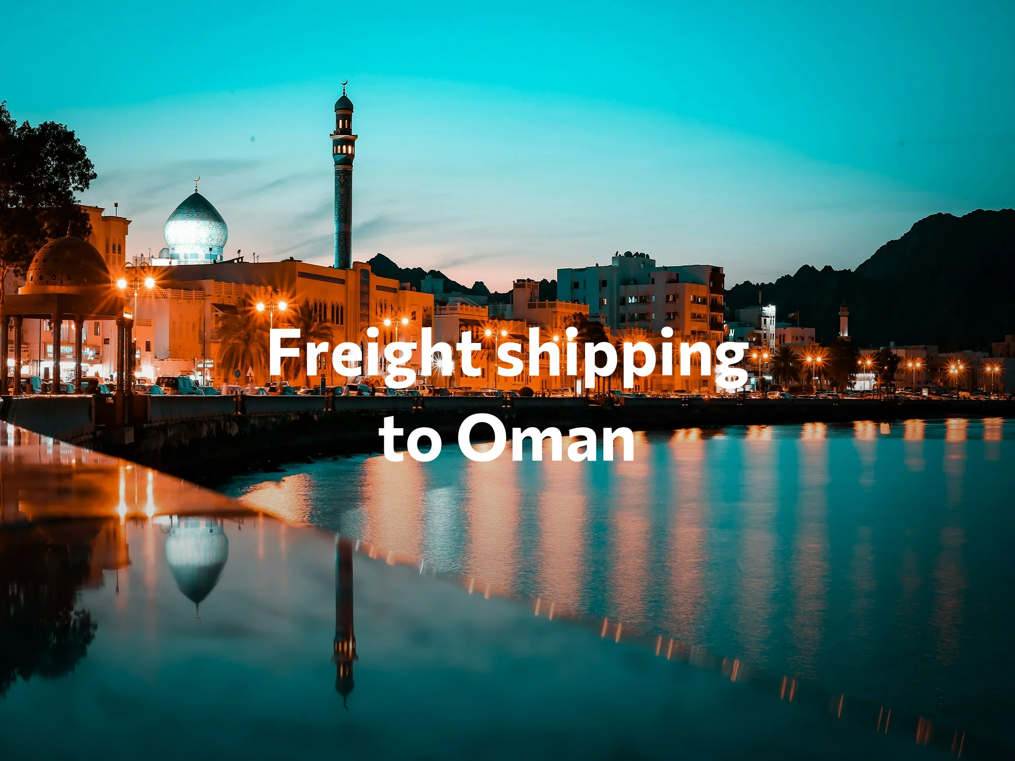 Freight Shipping from Trinidad and Tobago to Oman