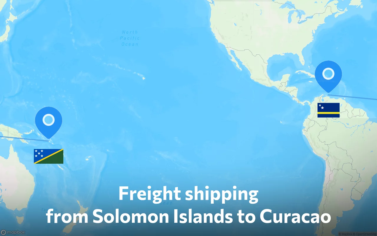 Freight Shipping from Solomon Islands to Curacao